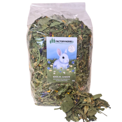 Factoryherbs KRÓLIK JUNIOR MIESZANKA PODSTAWOWA DLA MŁODYCH KRÓLIKÓW 1kg